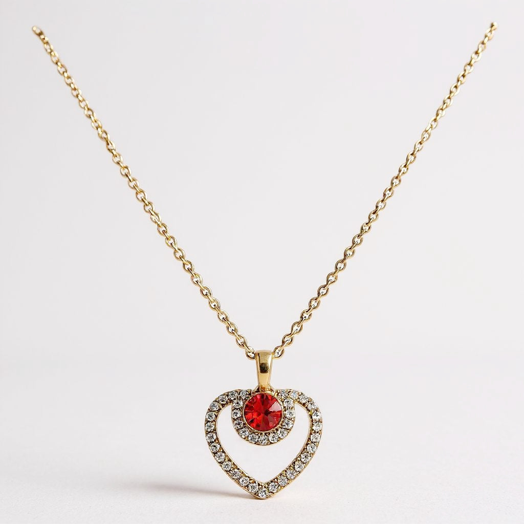 Kullatud kaelakee Swarovski