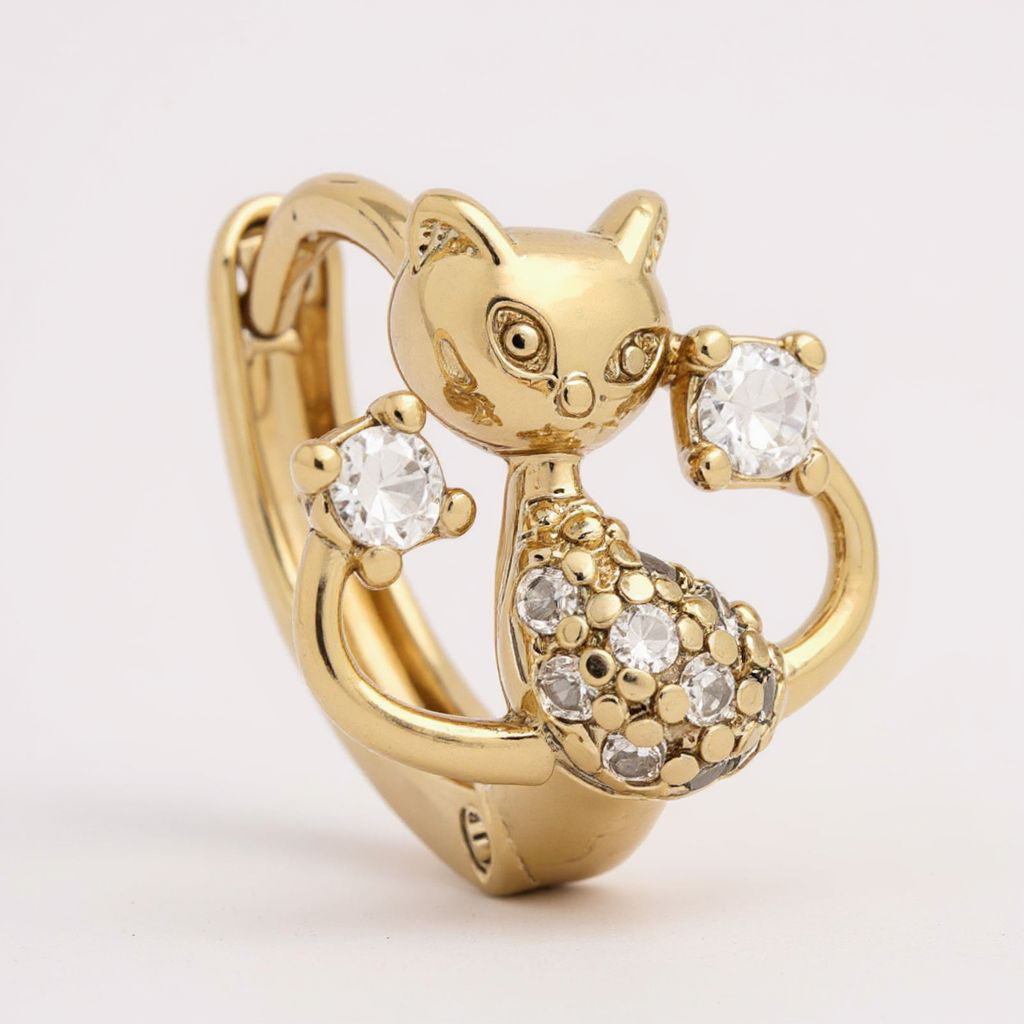 Kullatud rõngad "kass"