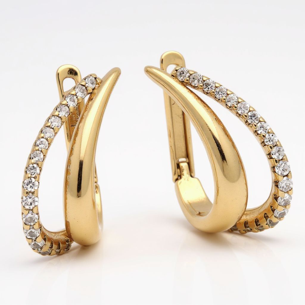 Tsirkoonidega kõrvarõngad