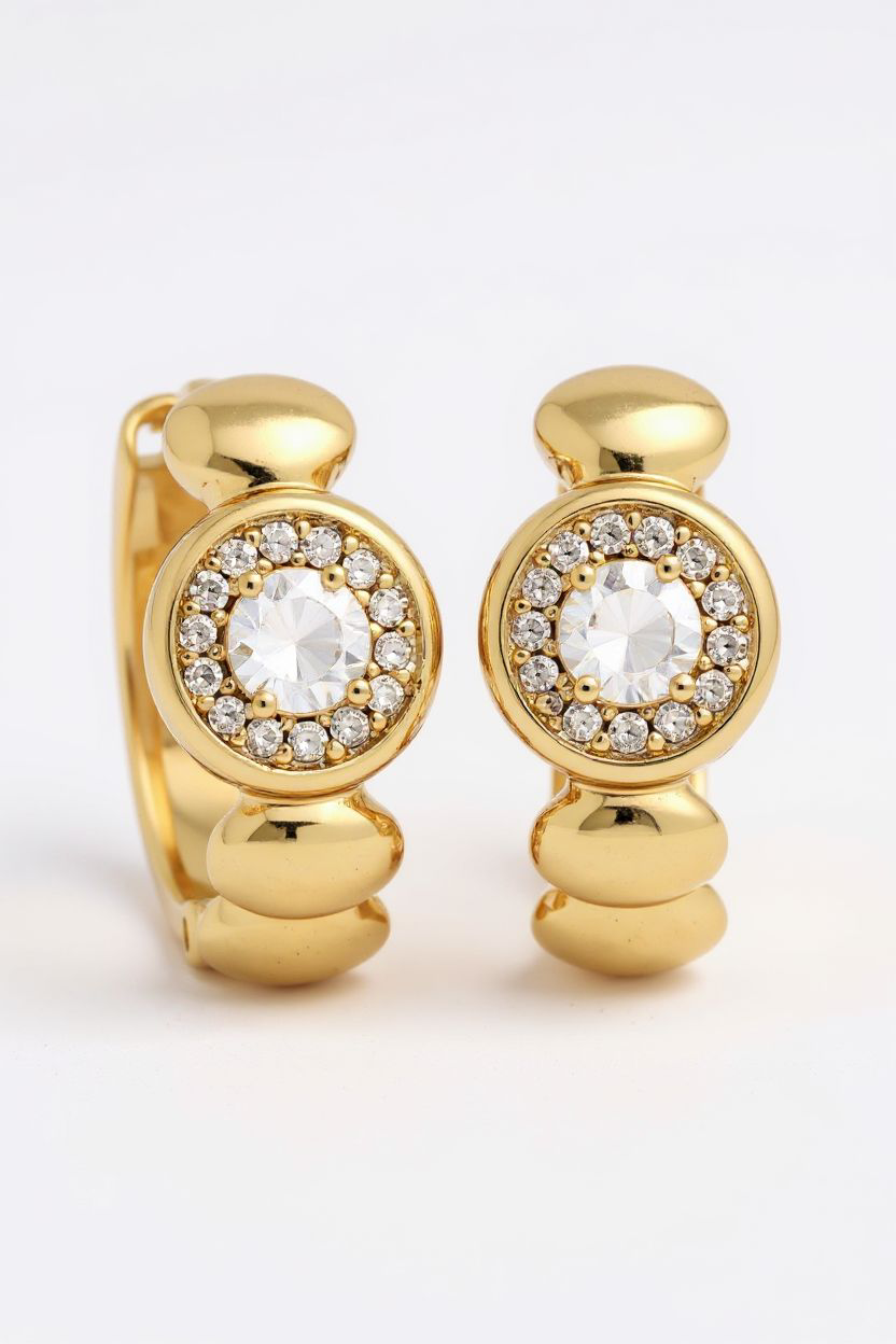 Tsirkoonidega kõrvarõngad