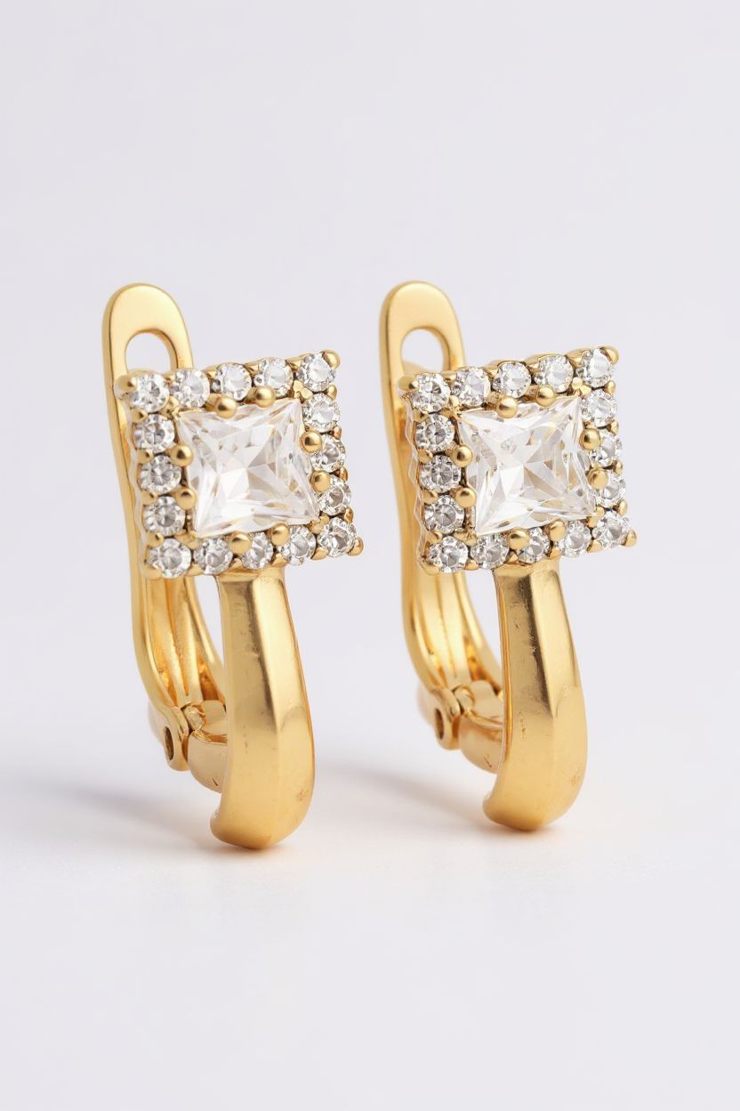 Tsirkoonidega kõrvarõngad