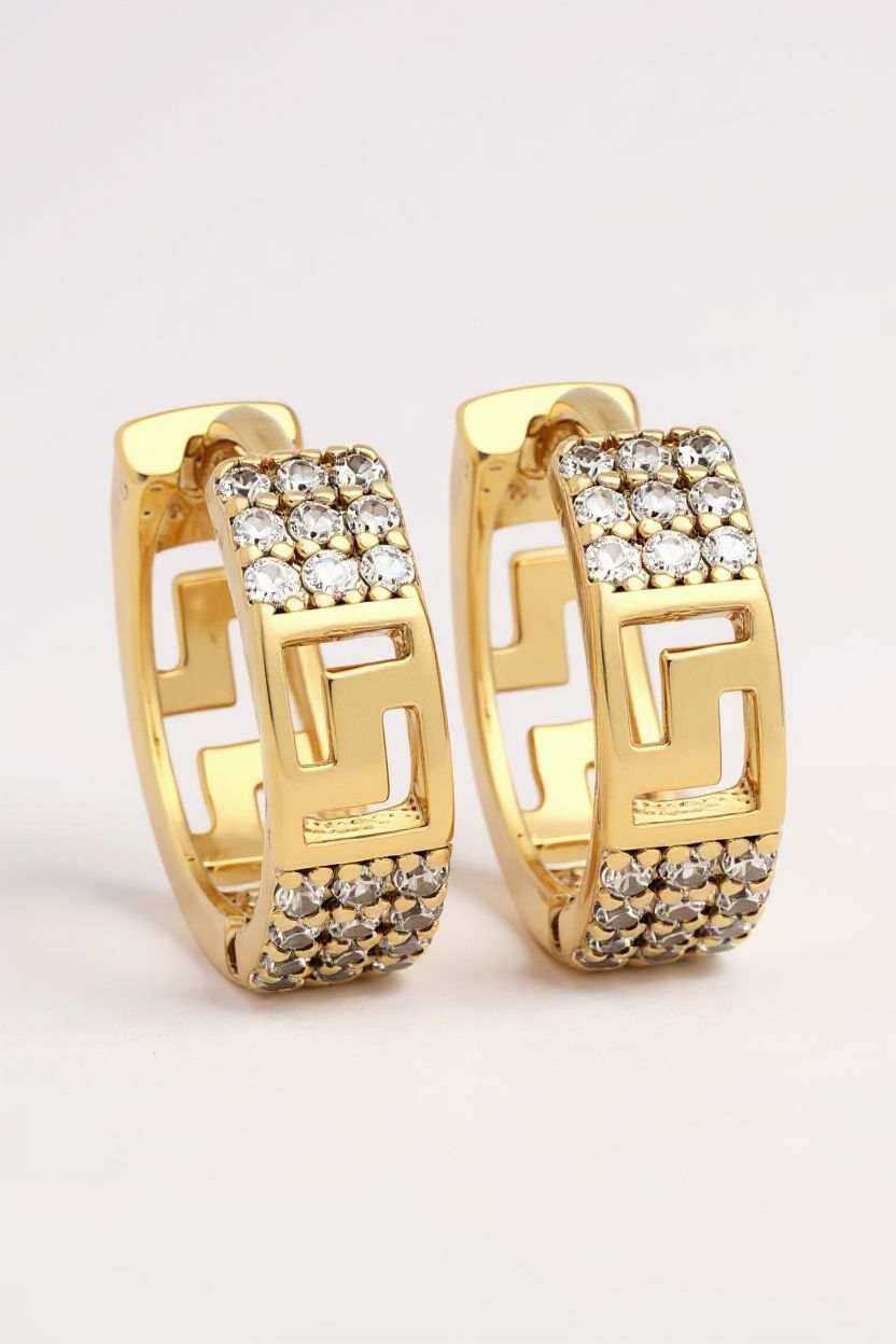 Kullatud kreeka stiilis rõngad