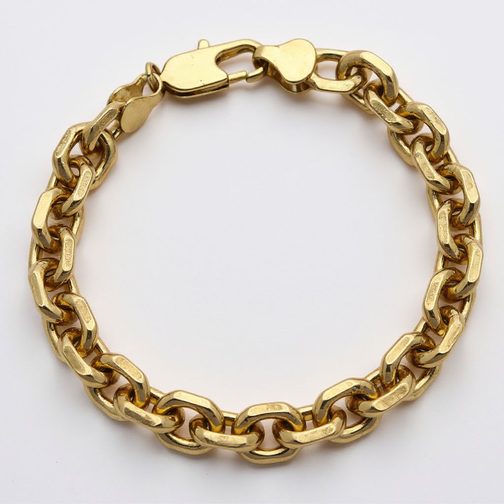 Kullatud käekett "ankur"