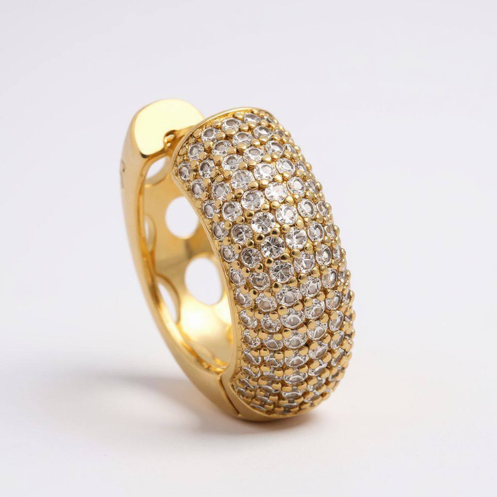 Kullatud tsirkoonidega rõngad