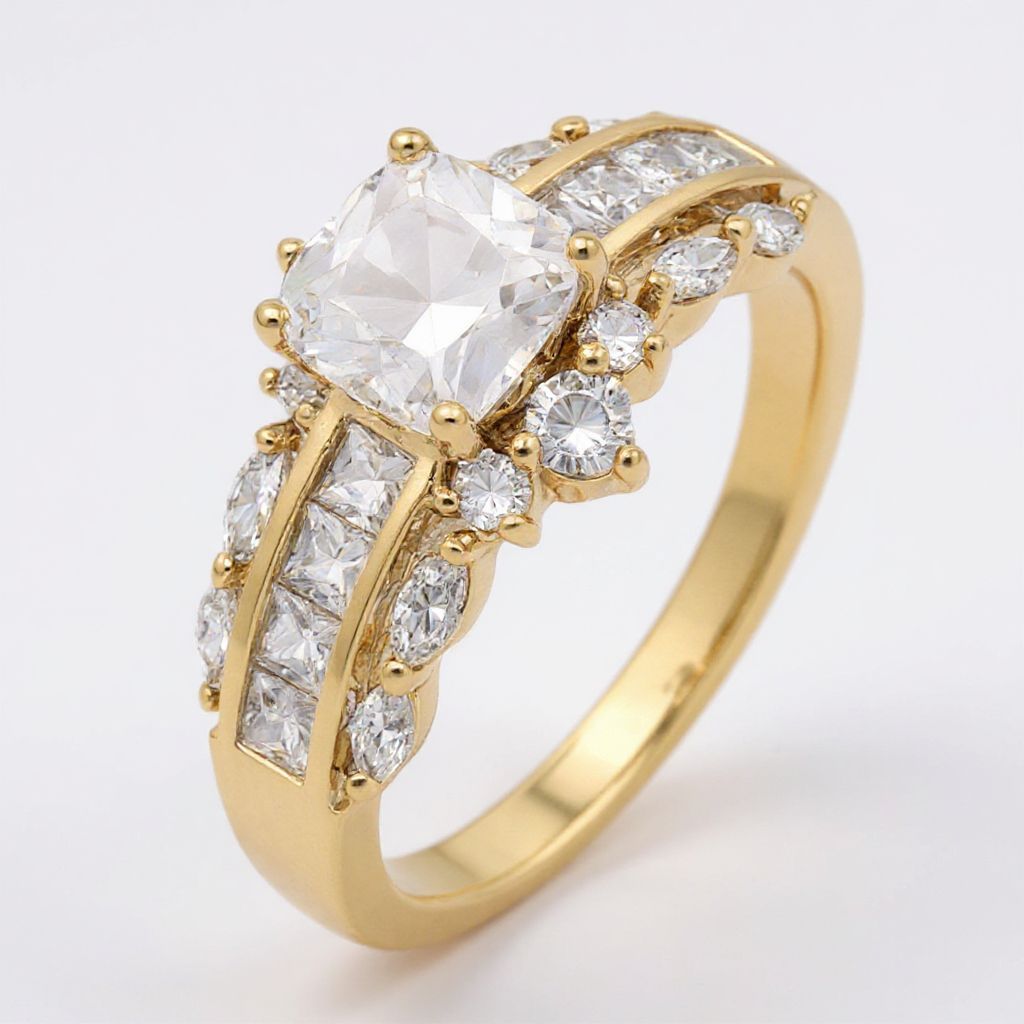 Kullatud luksuslik sõmus 16mm