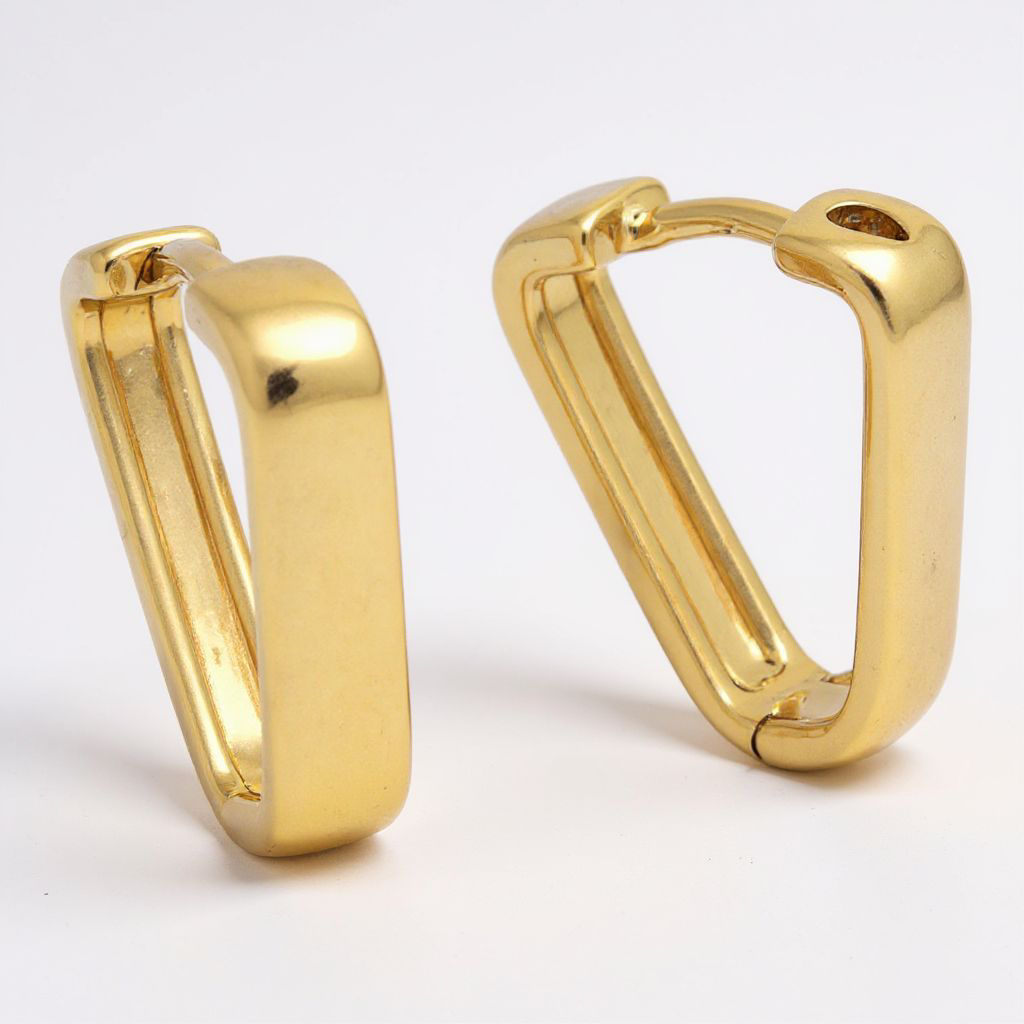 Kullatud klassikalised kõrvarõngad