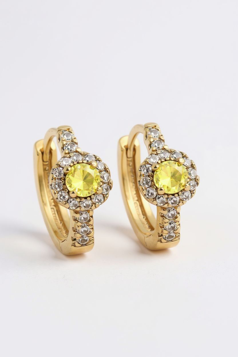 Kullatud rõngad Topaaz